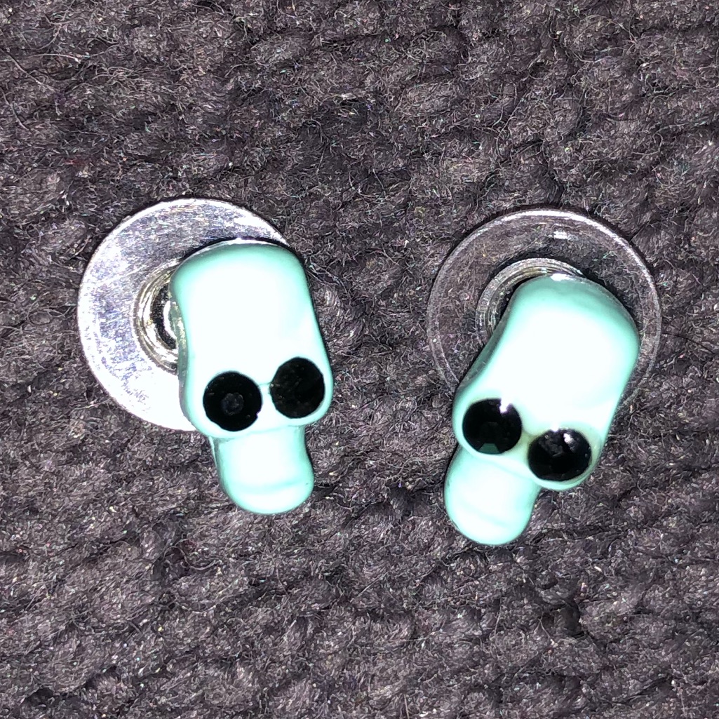 Jewelry Small Mint Skull Stud Earrings 10$